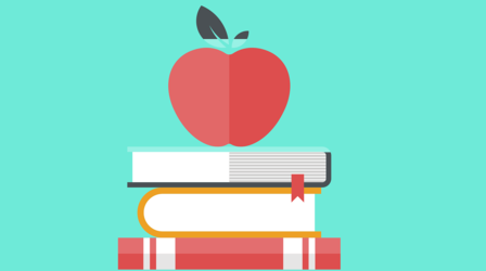 böcker och äpple