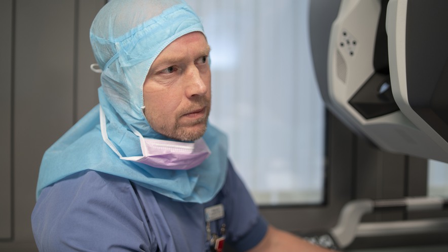 Robotassisterad prostatektomi på urologen i Solna