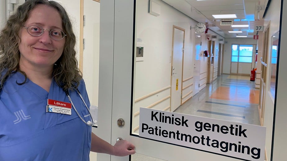 Giedre Grigelioniene, docent och överläkare på Klinisk Genetik.