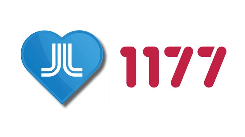 Logotyper för Alltid öppet och 1177