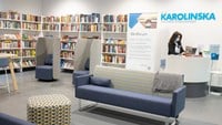 Miljöbild från Vårdforum/biblioteket