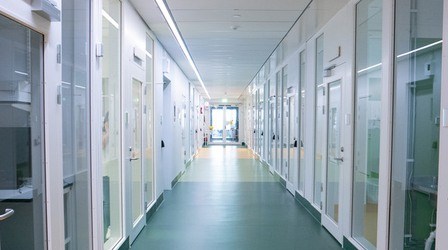 Korridor i BioClinicum