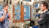 Delegation från Nordmakedonien hälsar på hos Karolinska
