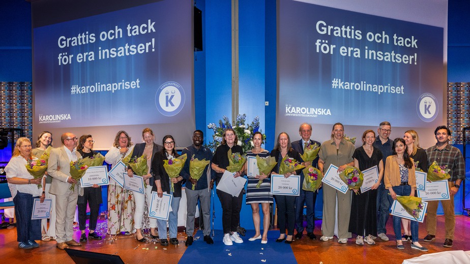 Gruppbild vinnarna Karolinapriset 2025