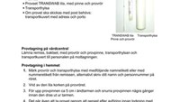 Patientanvisningar 05.Feces: VRE diagnostik