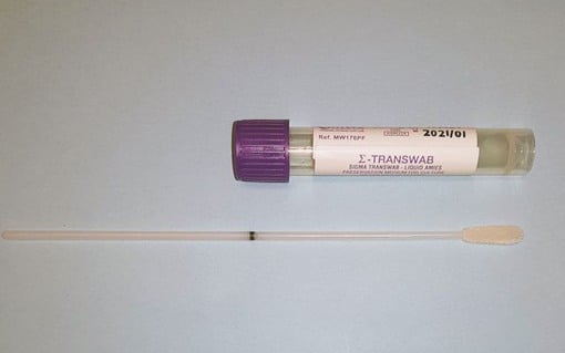 Transwab lila