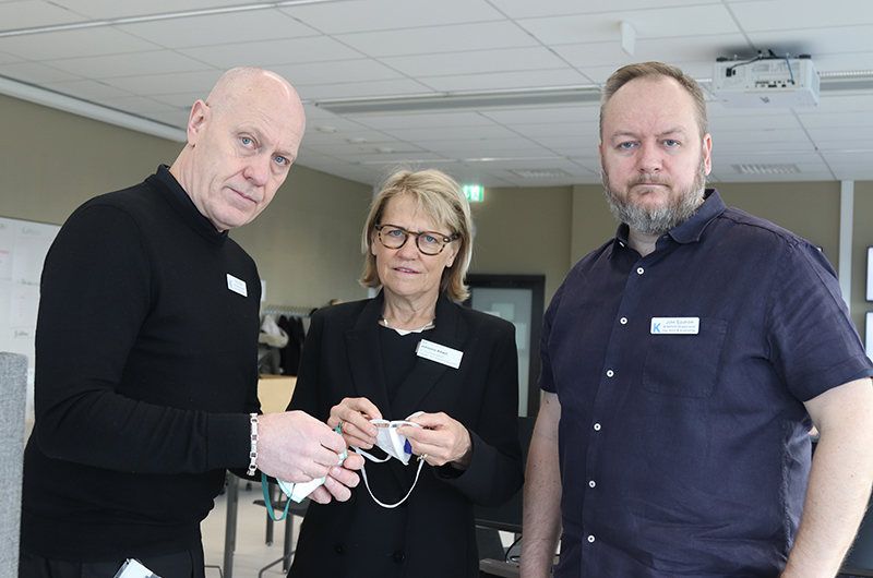 Peter Ryd, Johanna Albert och John Sjöström. Foto: Josefin Lundgren Gawell