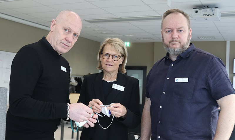 Peter Ryd, Johanna Albert och John Sjöström. Foto: Josefin Lundgren Gawell