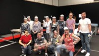 Gruppbild på personer