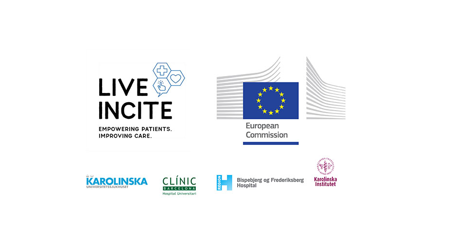 the image shows the logos of the beneficiaries in the LIVE INCITE project.