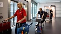 ECMO kuljetusryhmä matkalla hakemaan potilasta