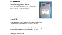 Patientanvisningar 09.Urinsamling under natt för mätning av albumim