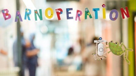 Bild barnoperationsdörren