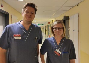 Två läkare som gör sin specialisttjänstgöring