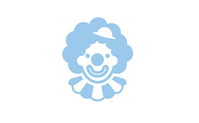 Illustration av en Clown