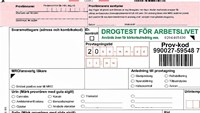 Remiss Klinisk farmakologi Drogtest för arbetslivet