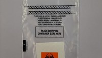 Dual Packet Specimen Tbag